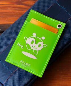 BEAMS JAPAN meets とえいろ / みんくる・とあらん パスケースグリーン