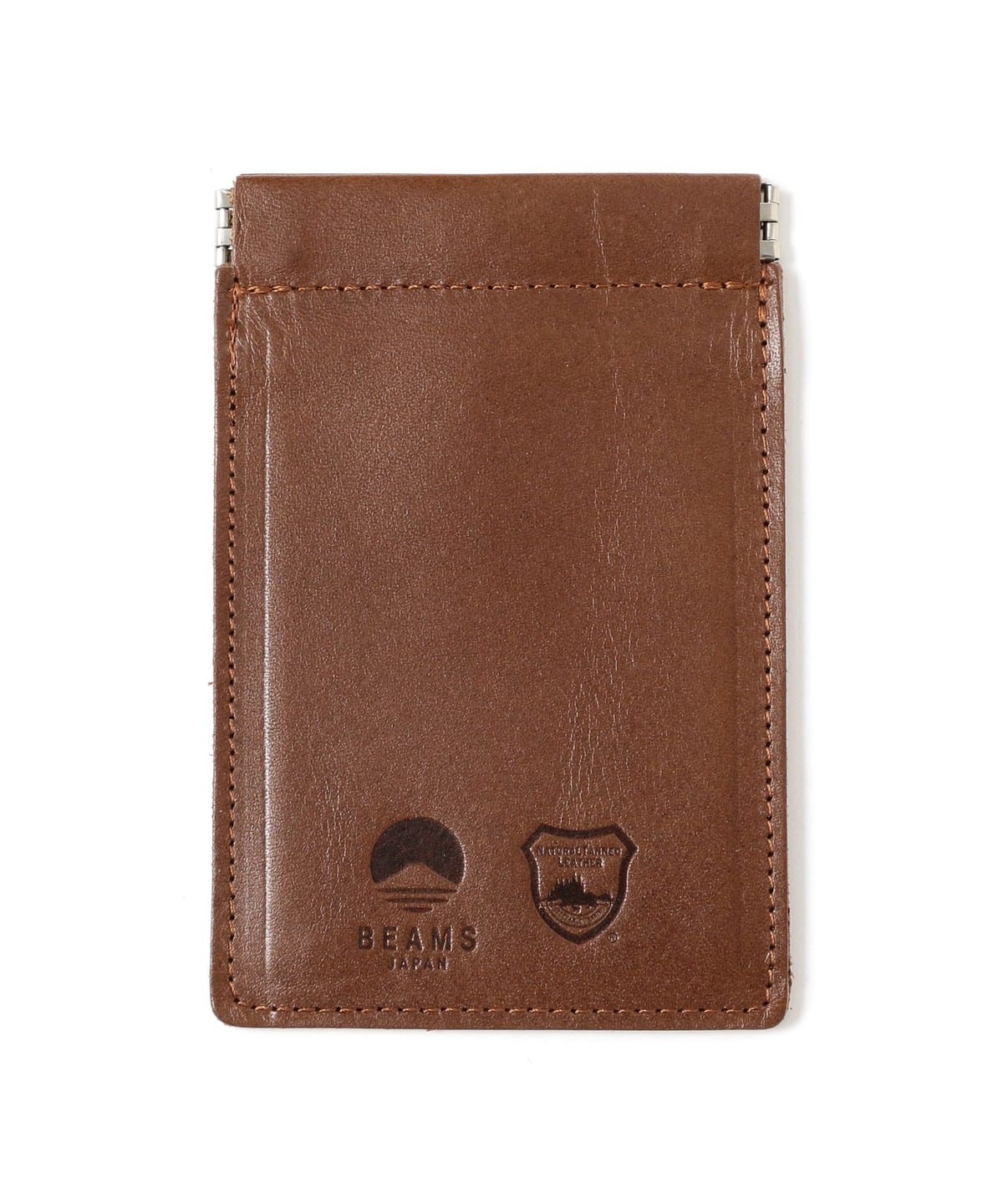 BEAMS JAPAN BEAMS JAPAN Leather Spring Closure Pouch (Wallet