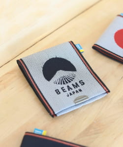 高田織物 × BEAMS JAPAN / 別注 LOGO 卡夾零錢包