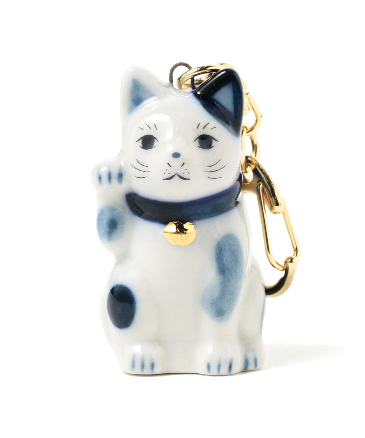 ビームス BEAMS JAPAN 猫 招き猫 キーホルダー パープル 紫 ビームス BEAMS JAPAN 猫 招き猫 キーホルダー パープル 紫