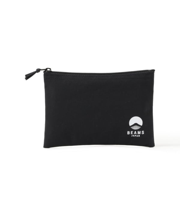 BEAMS JAPAN BEAMS JAPAN BEAMS JAPAN / Logo flat pouch L (wallet