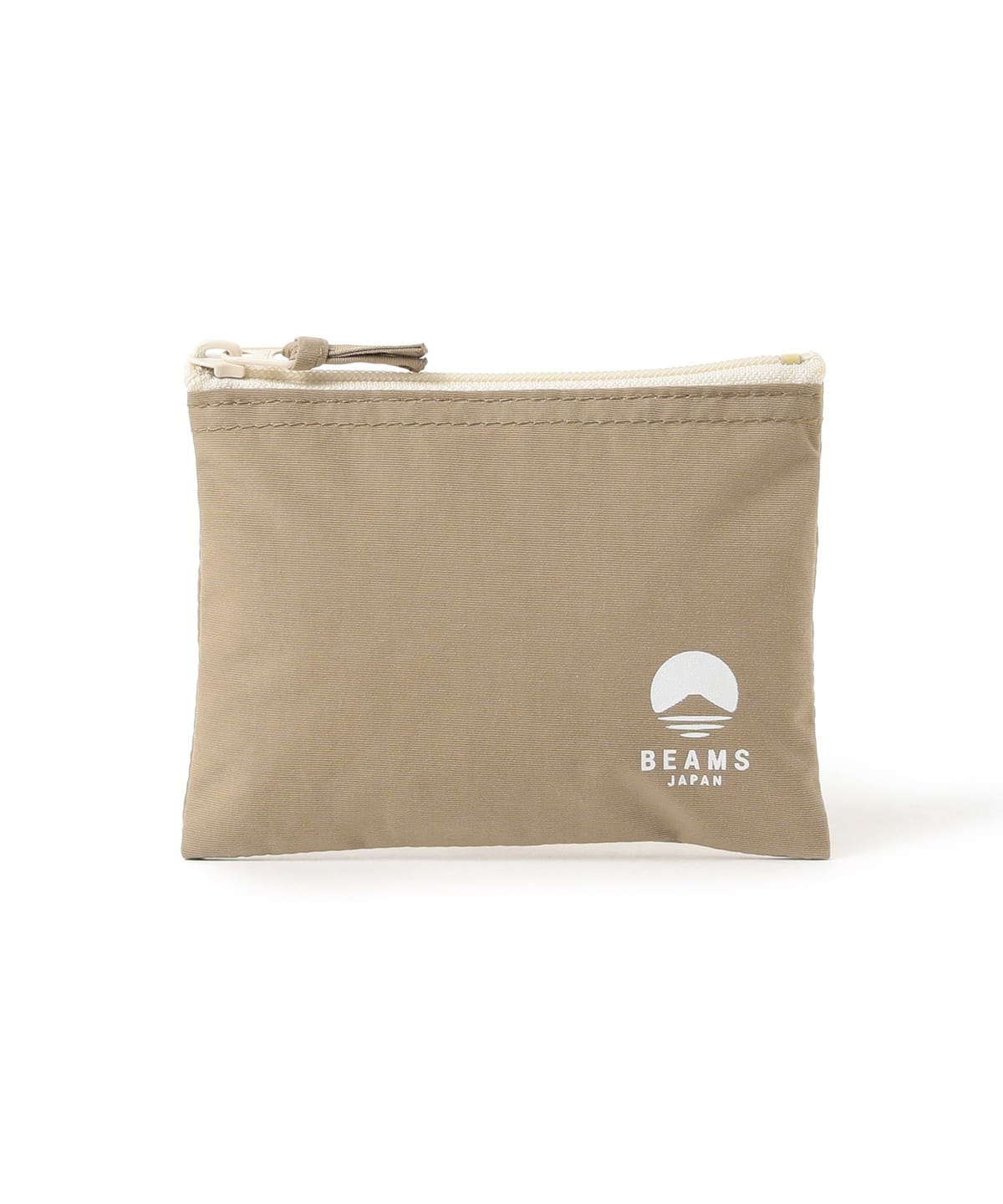 BEAMS JAPAN（ビームス ジャパン）ロゴ フラットポーチ M（財布・小物