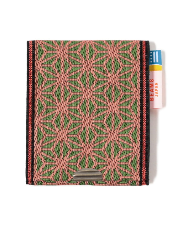 BEAMS JAPAN 高田織物× BEAMS JAPAN / 別注榻榻米邊布花紋卡夾