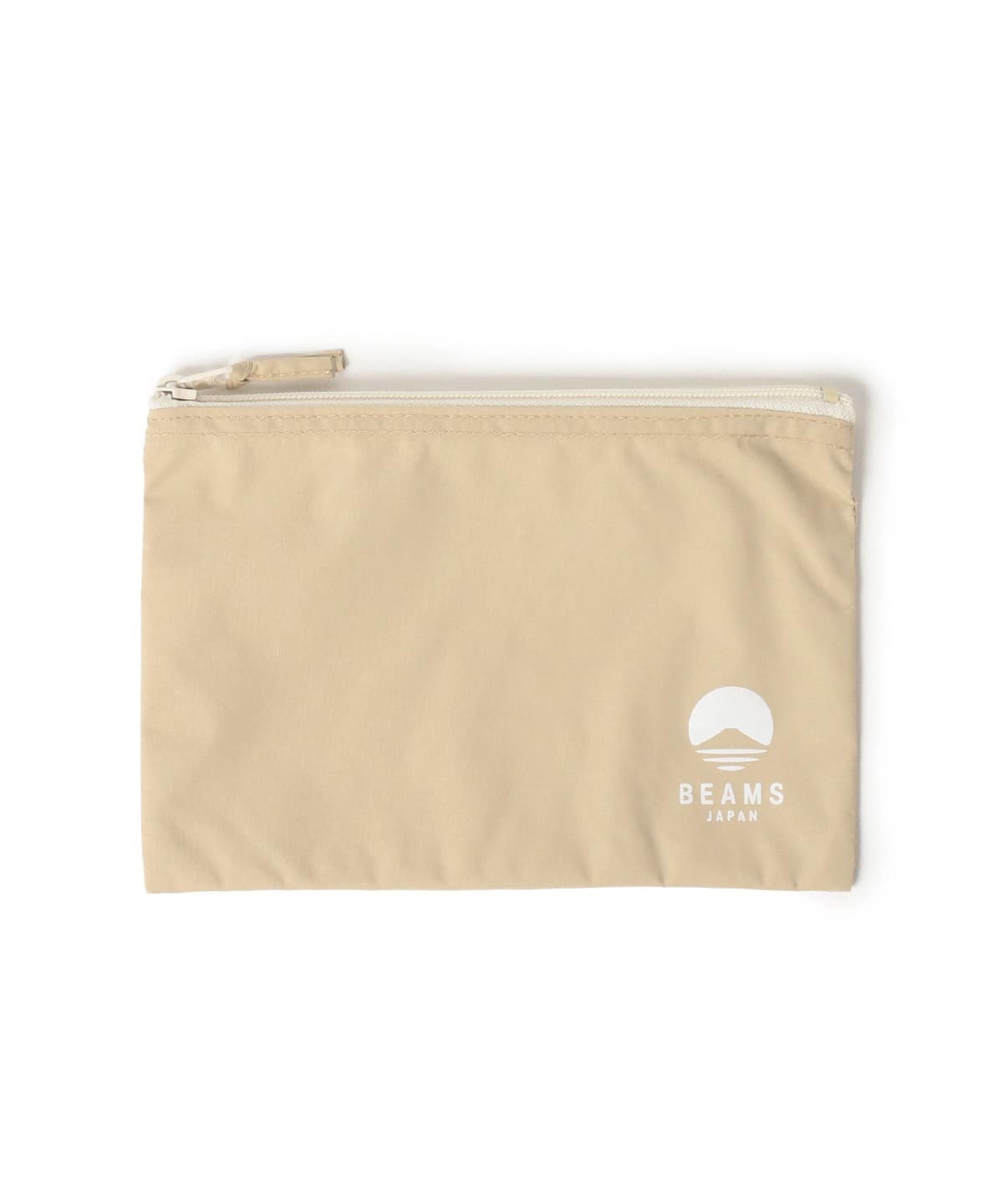 ロゴ フラットポーチ L ② 財布・小物 MEN BEIGE ONE SIZE ロゴ フラットポーチ L ② 財布・小物 MEN BEIGE ONE SIZE
