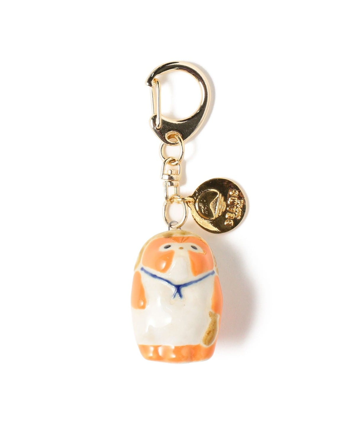 【別注】信楽焼 たぬき キーホルダー 橙 財布・小物 MEN ORANGE ONE SIZE 【別注】信楽焼 たぬき キーホルダー 橙 財布・小物 MEN ORANGE ONE SIZE
