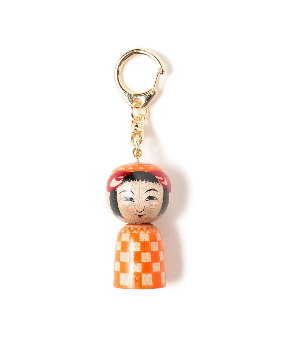 【ふくしまものまっぷvol.50】【別注】土湯こけし キーホルダー 財布・小物 MEN ORANGE ONE SIZE 【ふくしまものまっぷvol.50】【別注】土湯こけし キーホルダー 財布・小物 MEN ORANGE ONE SIZE