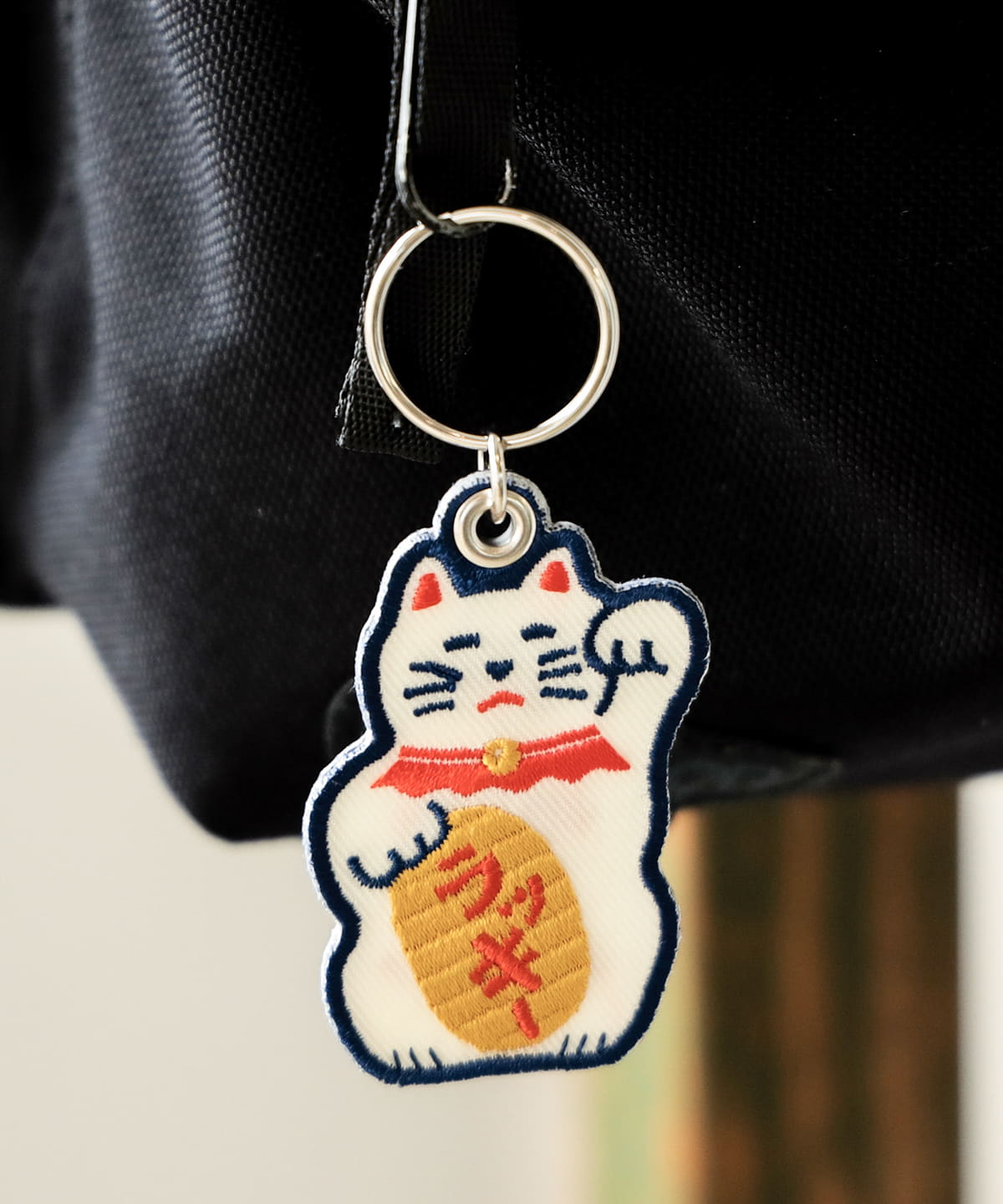 【別注】NEW RETRO / 吉祥物 刺繡 鑰匙圈