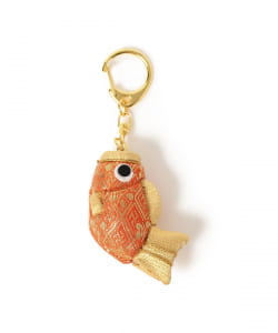 【別注】木目込み人形 鯛 キーホルダー