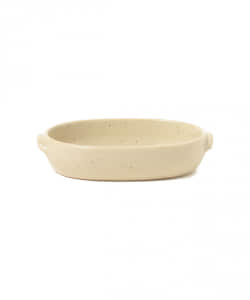 【1/20再値下げ】三陶 × BEAMS JAPAN / 別注 萬古焼 オーバルグラタン皿 Mサイズ