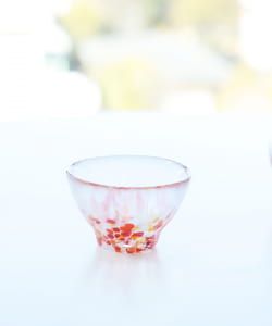 北洋硝子 × BEAMS JAPAN / 別注 津軽 びいどろ 盃 橙