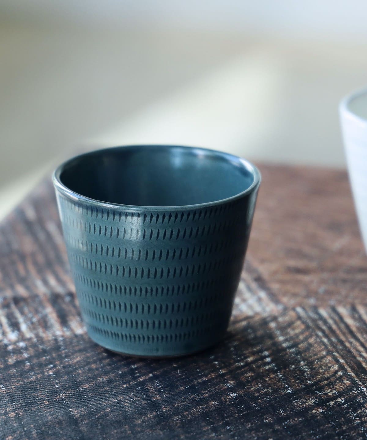【九州のうつわ展】小石原焼 / 原彦窯 フリーカップ 食器・キッチン・食品 MEN 青黒 ONE SIZE 【九州のうつわ展】小石原焼 / 原彦窯 フリーカップ 食器・キッチン・食品 MEN 青黒 ONE SIZE