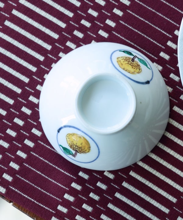 祐工窯 / 阿部眞士 色絵 飯碗