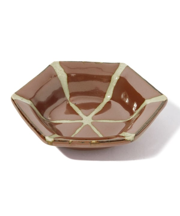 fennica（フェニカ）【別注】濱田窯 / 益子焼 六角皿 大（食器