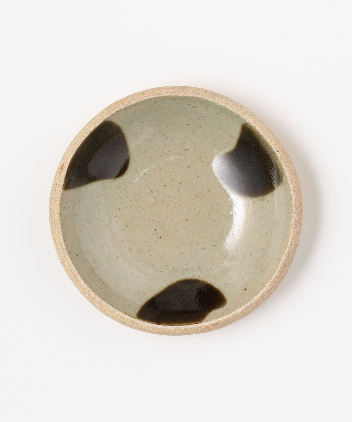 濱田窯 ハマダガマ / 益子焼 型皿 中 食器・キッチン・食品 MEN 黒掛 ONE SIZE