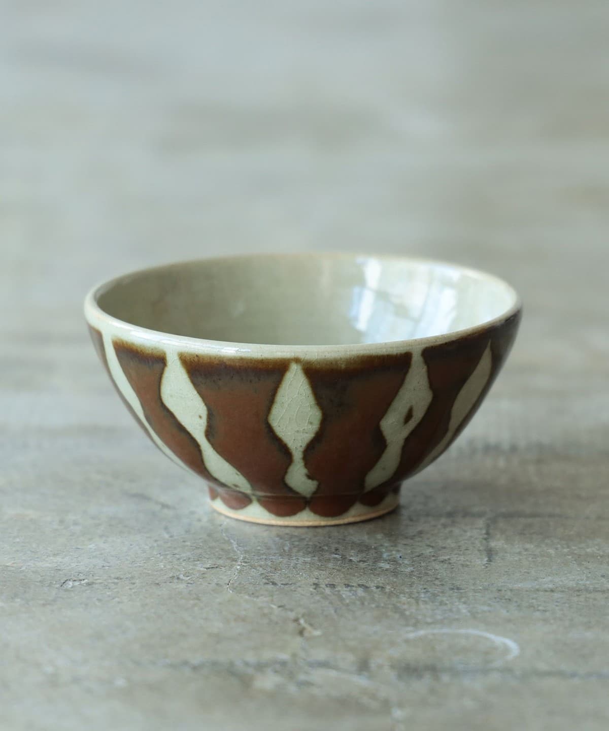 木村陶苑 / 木村文子 お茶碗 食器・キッチン・食品 MEN 柿釉抜き ONE SIZE