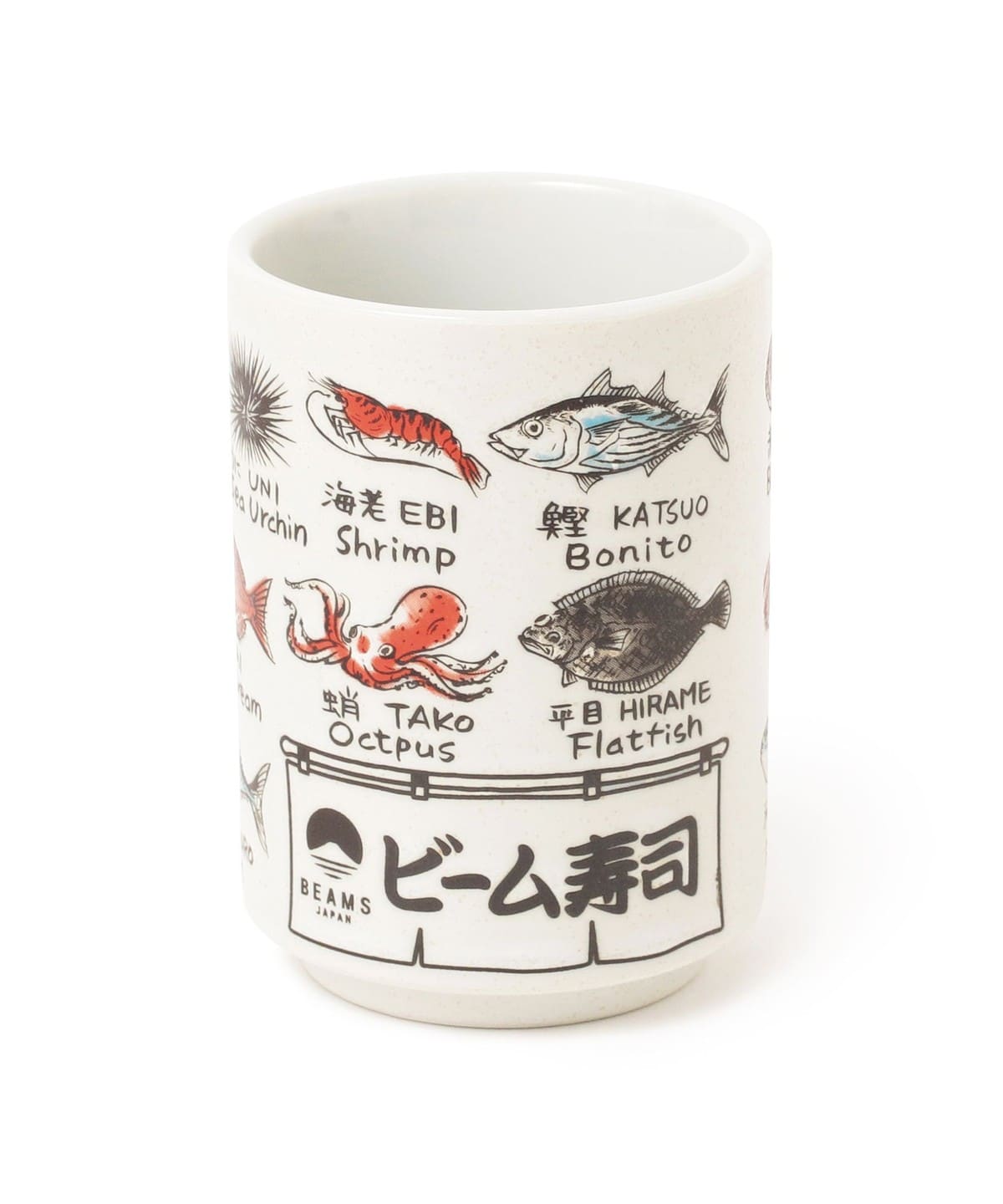 【別注】魚柄 寿司湯呑 食器・キッチン・食品 MEN 魚 ONE SIZE 【別注】魚柄 寿司湯呑 食器・キッチン・食品 MEN 魚 ONE SIZE