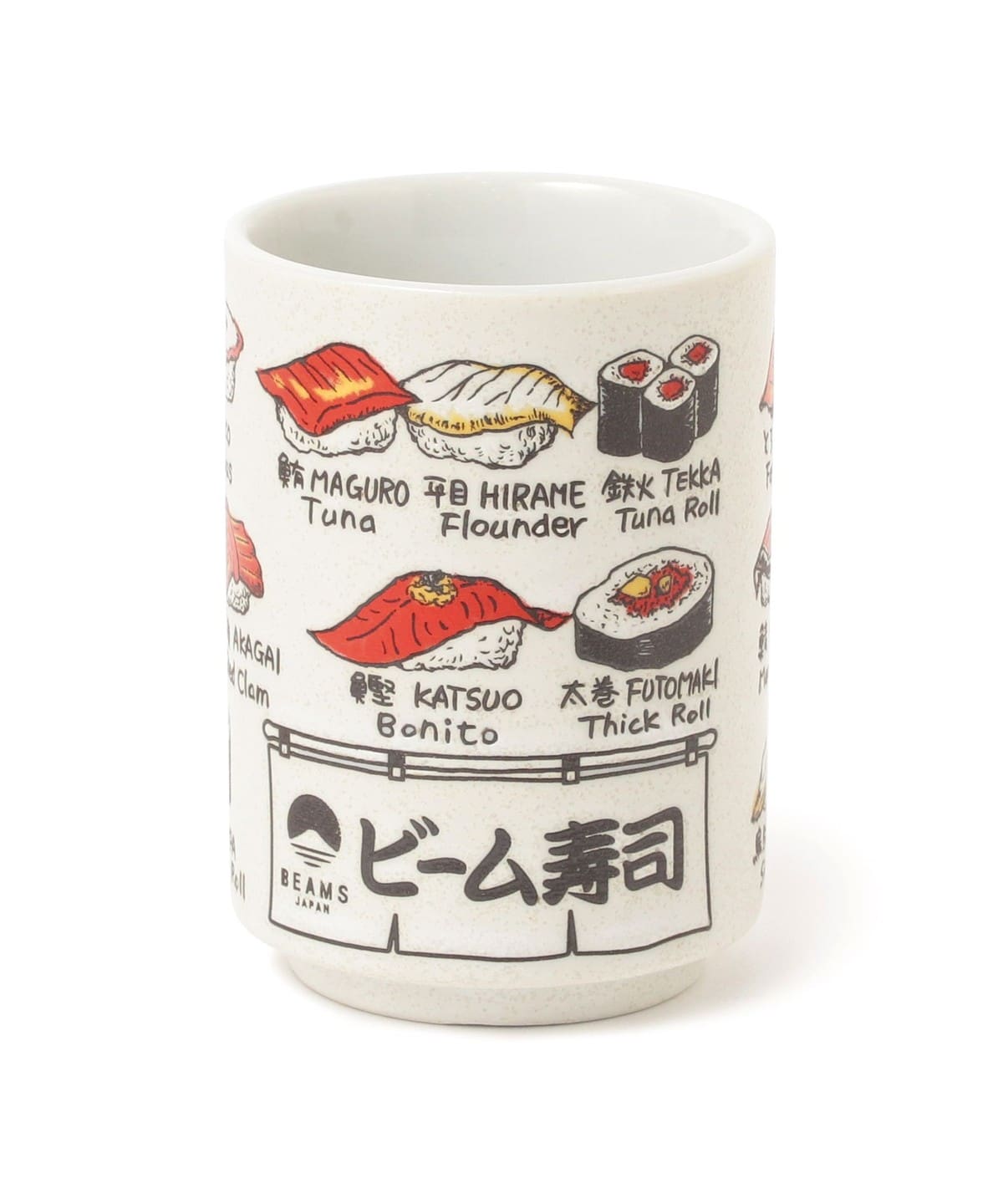 BEAMS JAPAN（ビームス ジャパン）【別注】魚柄 寿司湯呑（食器・キッチン・食品 グラス・マグカップ）通販｜BEAMS