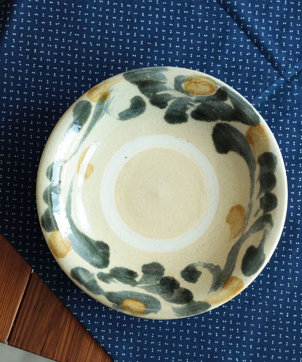 fennica（フェニカ）読谷山焼 北窯 松田米司 / 7寸皿 △（食器