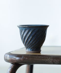 【九州のうつわ展】小代焼 / 瑞穂窯 鎬 カップ