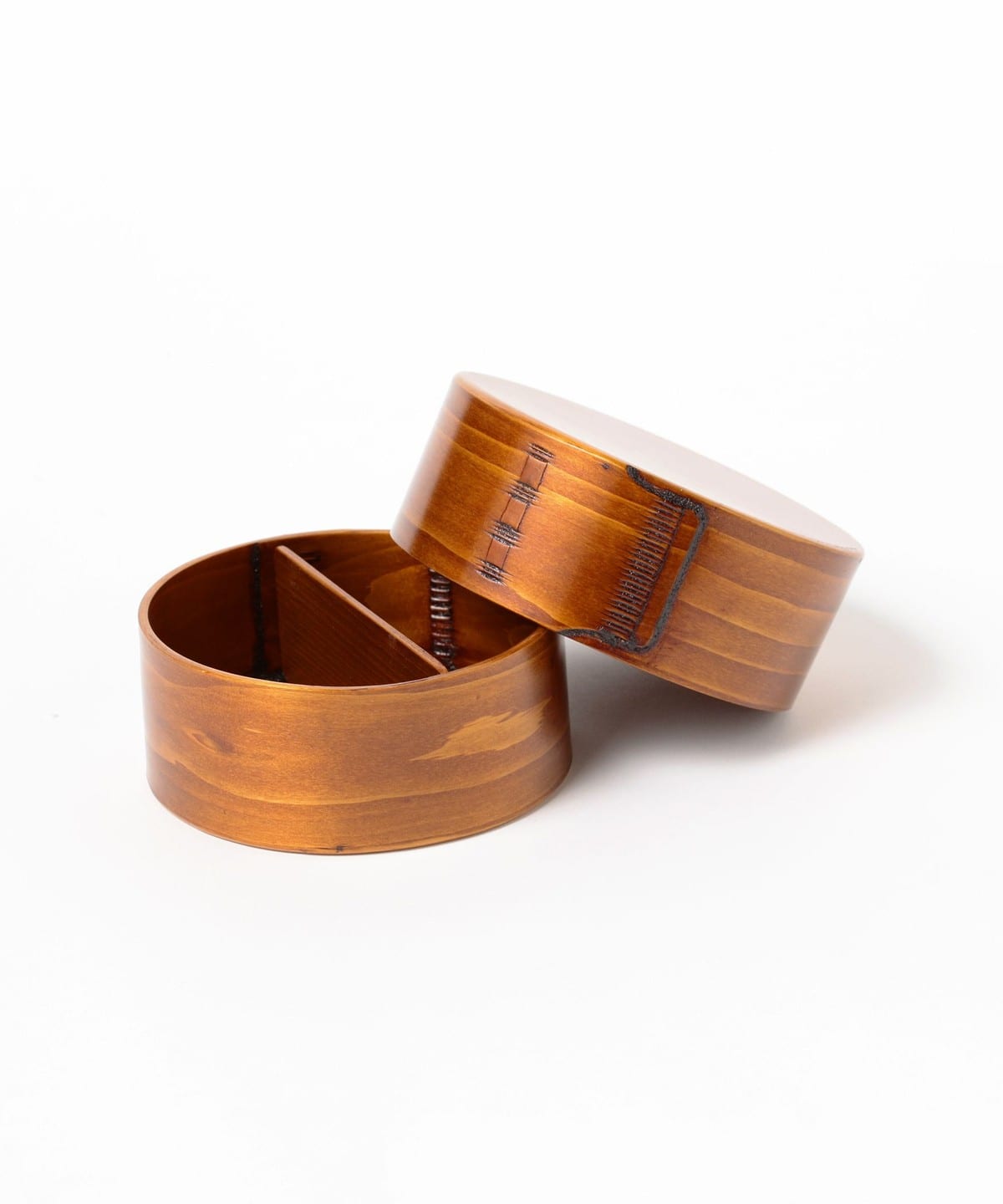 新品未使用　ビームス別注　ぬし熊 / 尾鷲わっぱ 弁当箱 丸型 小 BEAMS JAPAN（ビームス ジャパン）【別注】ぬし熊 / 尾鷲わっぱ