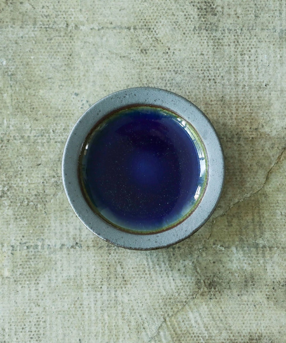 出西窯 シュッサイガマ / 縁鉄砂呉須釉 3.5寸皿 食器・キッチン・食品 MEN 縁鉄砂呉須釉 ONE SIZE