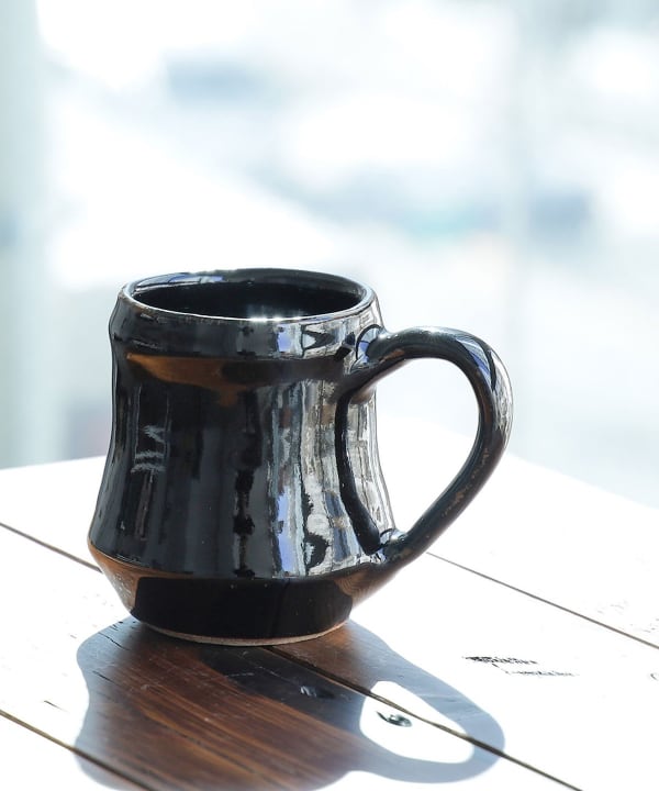 益子焼水盤神鹿窯