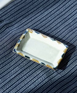 [OkinawanMarket] Yomitan-yaki Kitagama Matsuda Kyoji / Medium rectangular plate