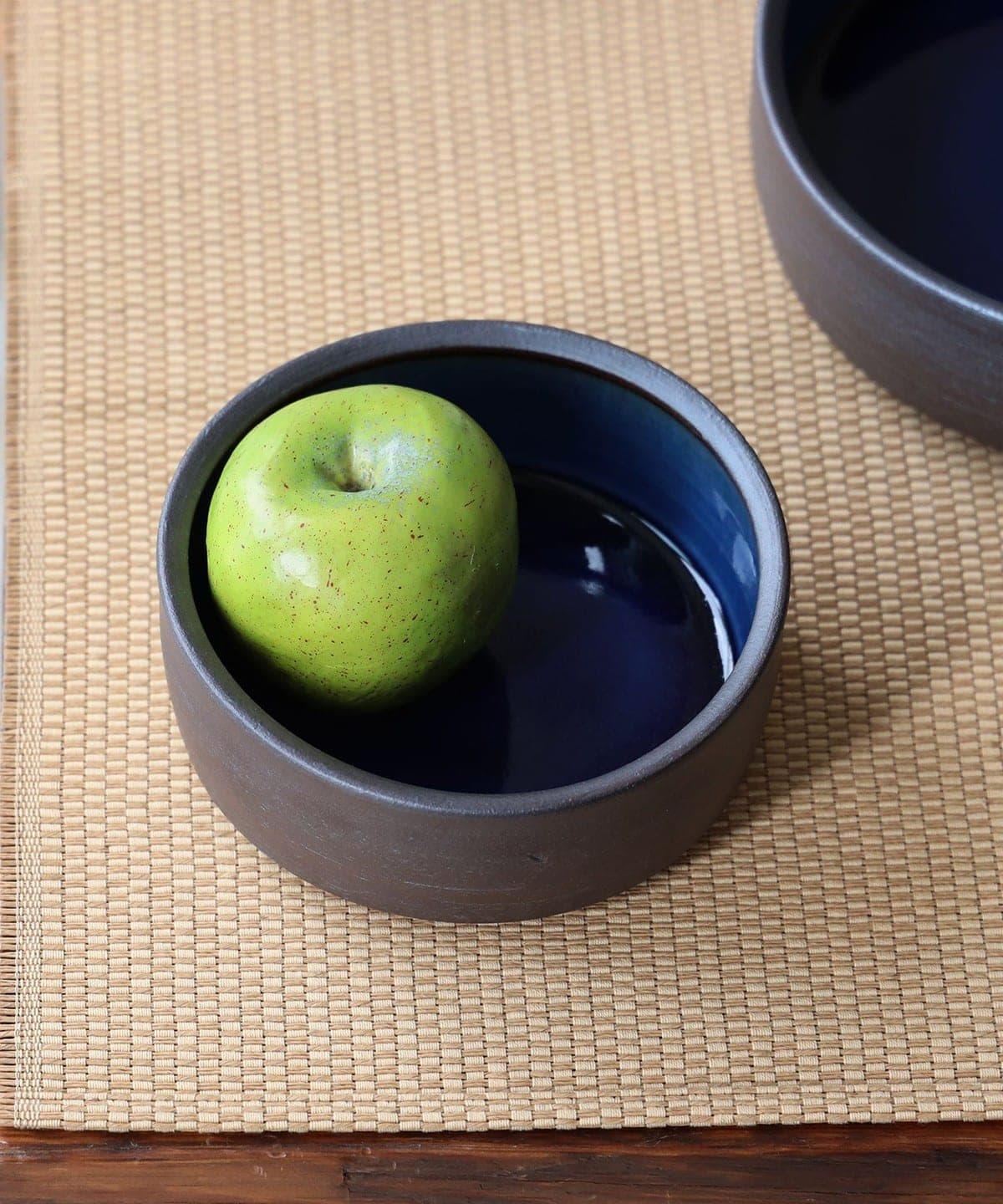 出西窯 シュッサイガマ / 外鉄 切立ドラ鉢 5寸 食器・キッチン・食品 MEN 呉須外鉄 ONE SIZE