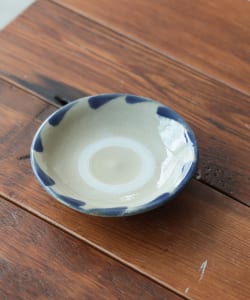 【OkinawanMarket】読谷山焼 北窯 松田米司 /  4寸皿 △