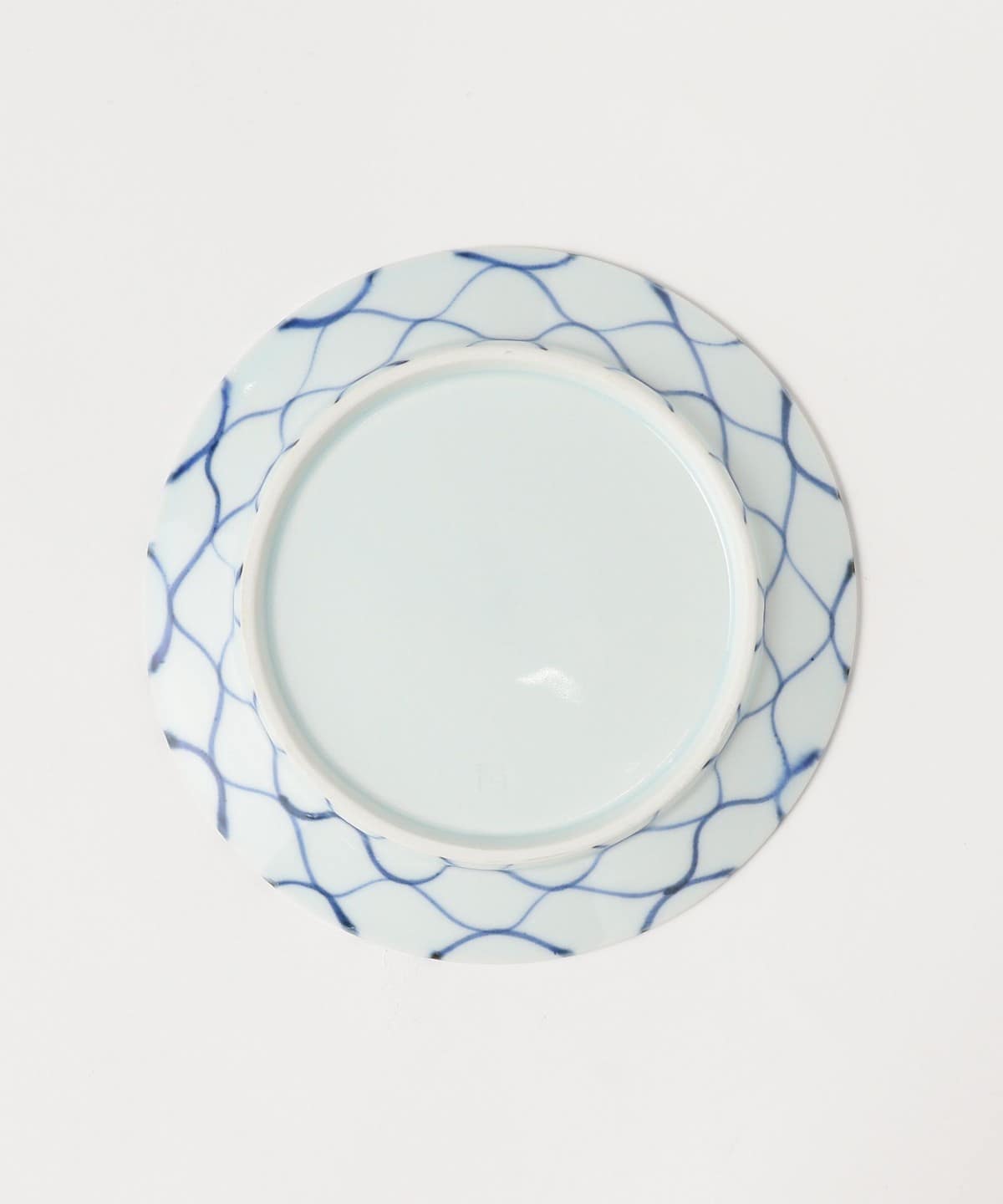 fennica（フェニカ）祐工窯 / 阿部眞士 染付網文 6寸皿（食器