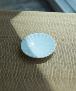 【九州のうつわ展】祐工窯 / 阿部眞士 白磁鎬手 4寸皿