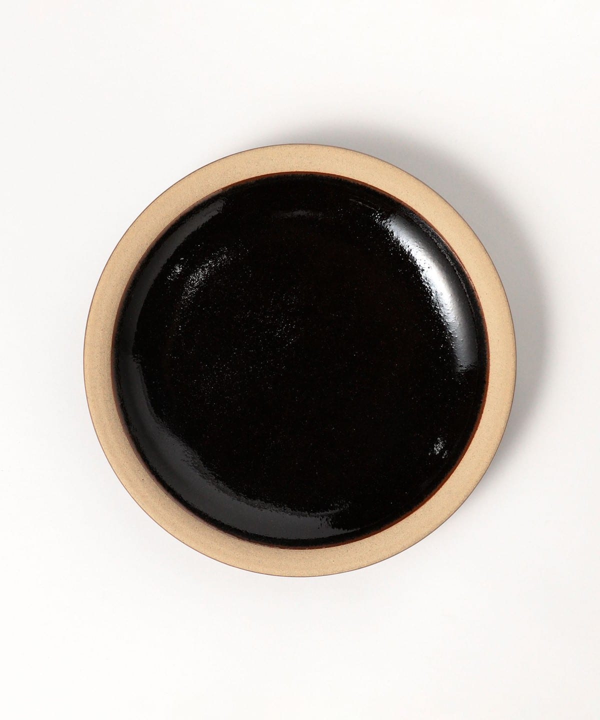 fennica（フェニカ）柳宗理 / 出西窯 丸皿 大 黒（食器・キッチン