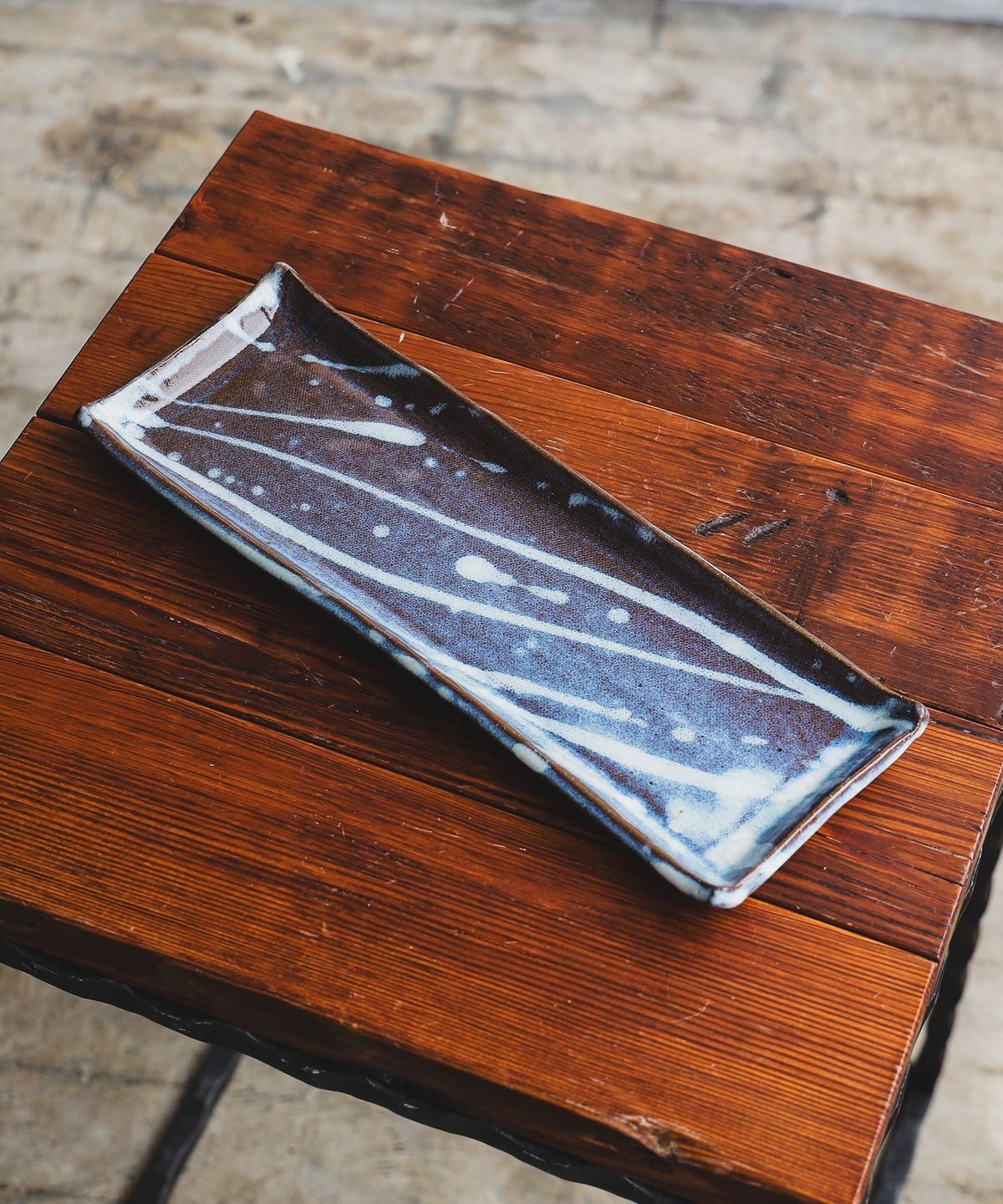 【九州のうつわ展】小代焼 ショウダイヤキ / 中平窯 長方皿 食器・キッチン・食品 MEN - ONE SIZE 【九州のうつわ展】小代焼 ショウダイヤキ / 中平窯 長方皿 食器・キッチン・食品 MEN - ONE SIZE