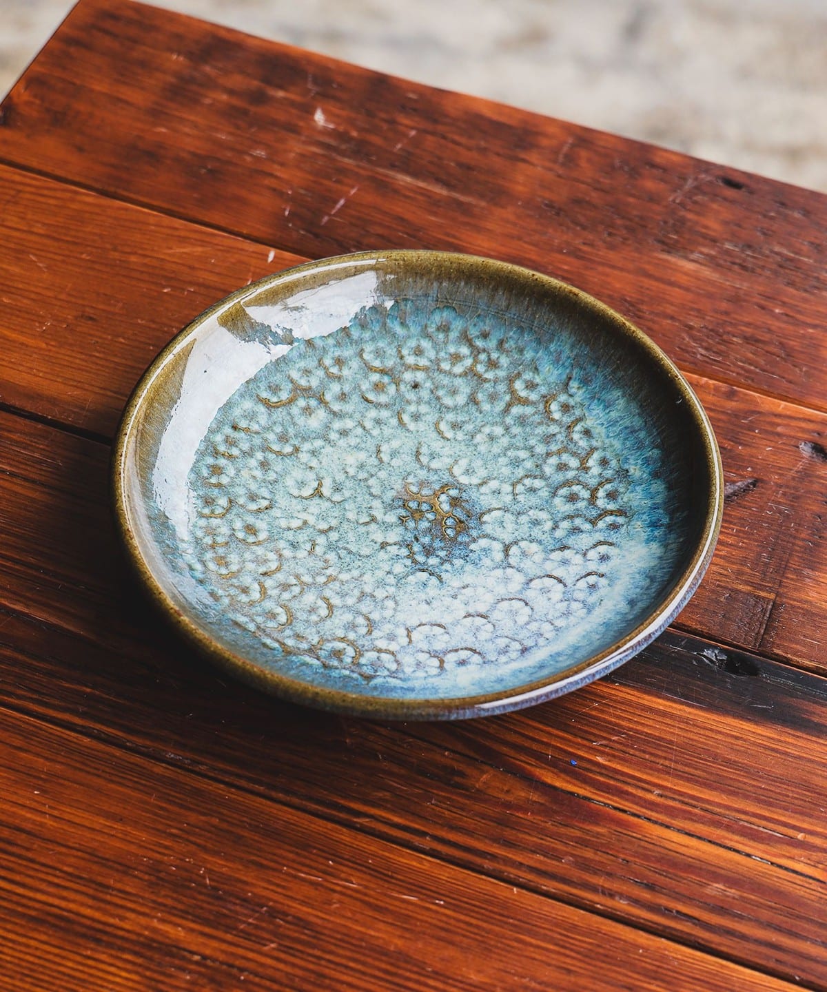 【九州のうつわ展】小代焼 ショウダイヤキ / 中平窯 六寸印花皿 食器・キッチン・食品 MEN - ONE SIZE 【九州のうつわ展】小代焼 ショウダイヤキ / 中平窯 六寸印花皿 食器・キッチン・食品 MEN - ONE SIZE