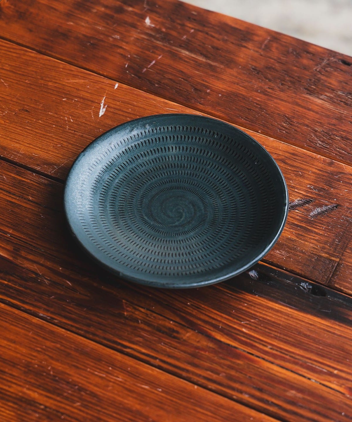 【九州のうつわ展】小石原焼 / 原彦窯 小皿 食器・キッチン・食品 MEN 青黒 ONE SIZE 【九州のうつわ展】小石原焼 / 原彦窯 小皿 食器・キッチン・食品 MEN 青黒 ONE SIZE
