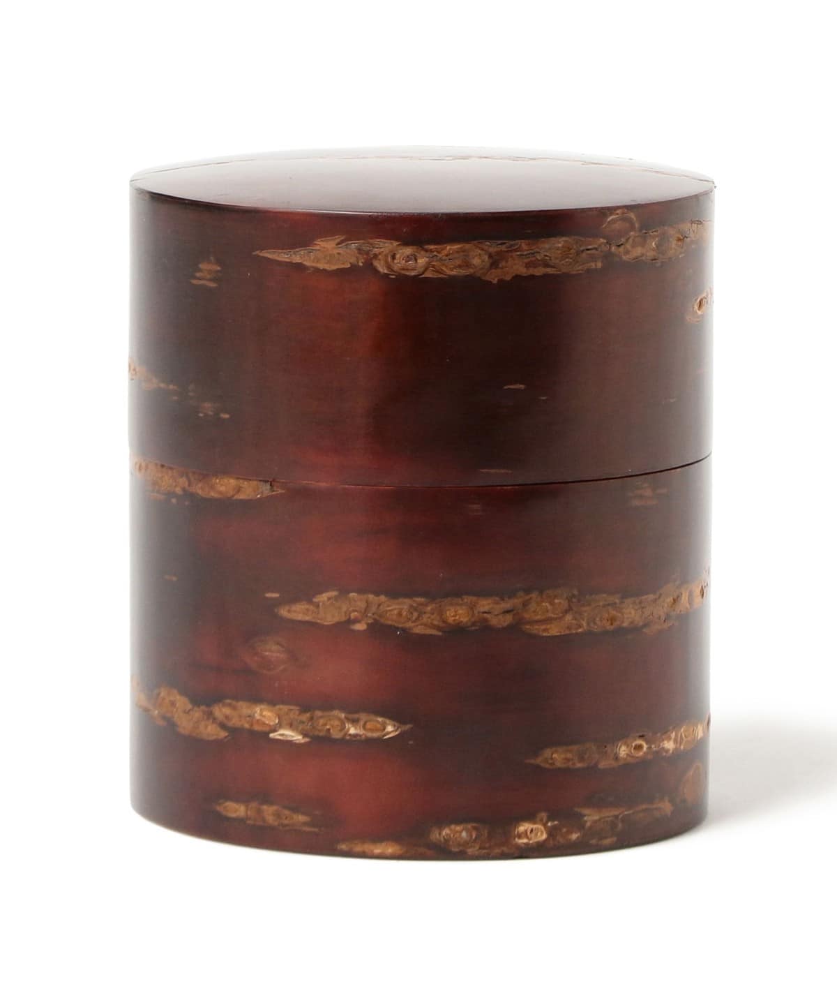 BEAMS JAPAN（ビームス ジャパン）藤木伝四郎商店 / 総皮茶筒 平 無地