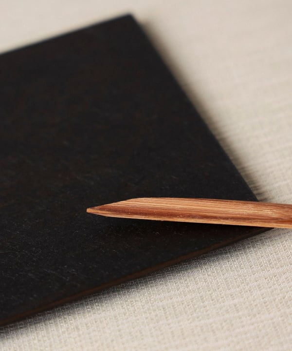 Takano Bamboo Craft / Genuine Soot Bamboo Toothpick Set *Please refer to the image of the product alone against a white background for the actual color of the product.