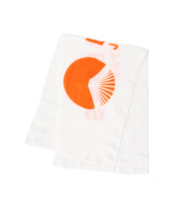 おぼろタオル × BEAMS JAPAN / 大LOGO 長方巾