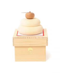 けやき工芸 谷口 × BEAMS JAPAN / 別注 木の鏡餅 ミニ