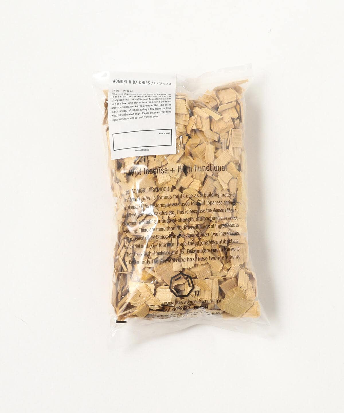 Cul de Sac-JAPON / 青森檜木 木片 120g