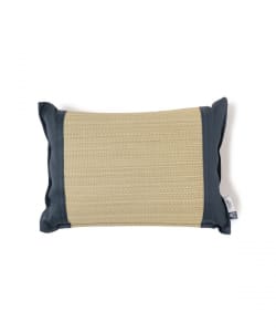 BEAMS BOY INDIGO STRIPE CUSHION クッションサイズ43×43 - クッション