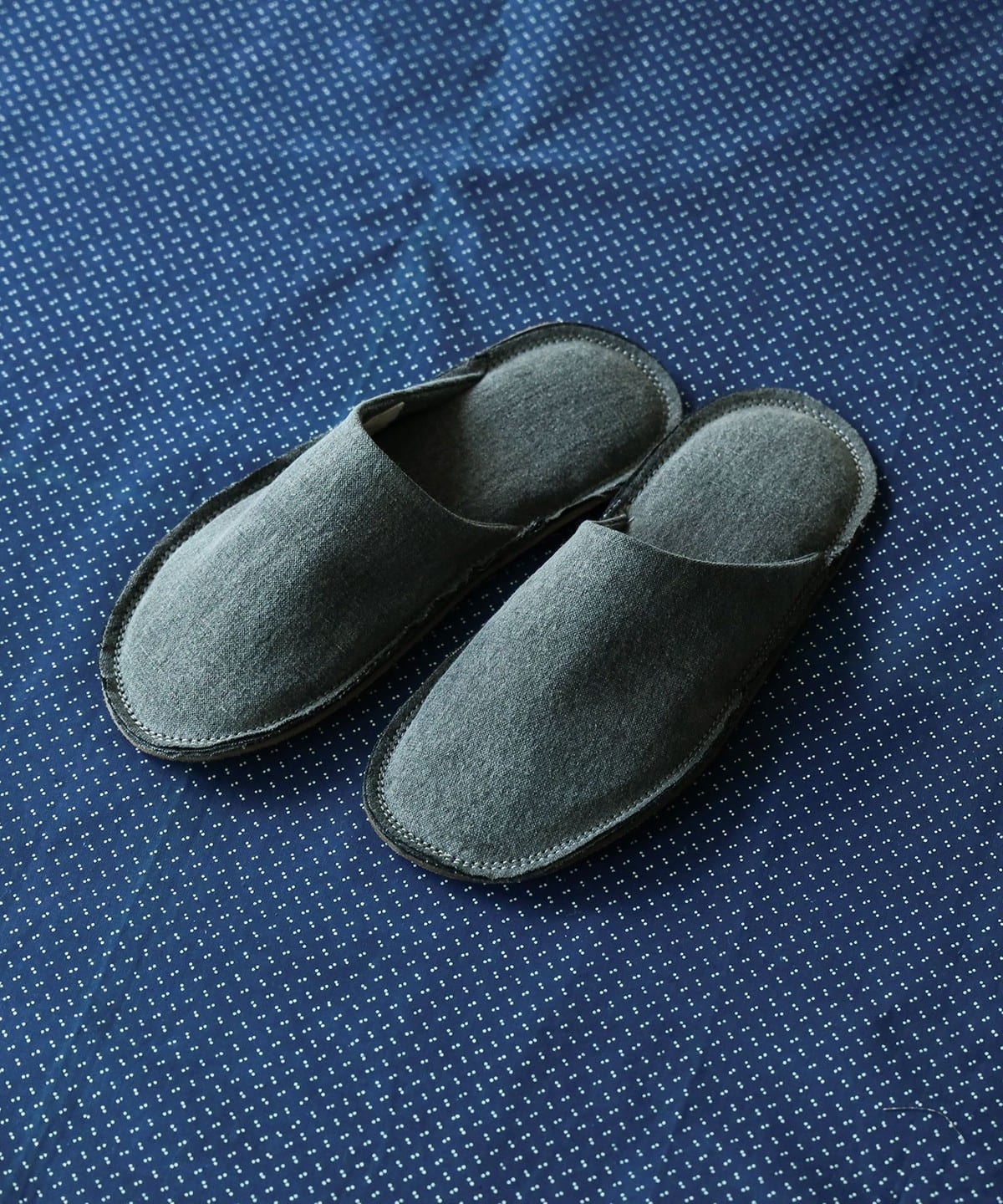 【別注】Eatable of Many Orders / 墨染 スリッパ インテリア MEN 竹炭染 M 【別注】Eatable of Many Orders / 墨染 スリッパ インテリア MEN 竹炭染 M