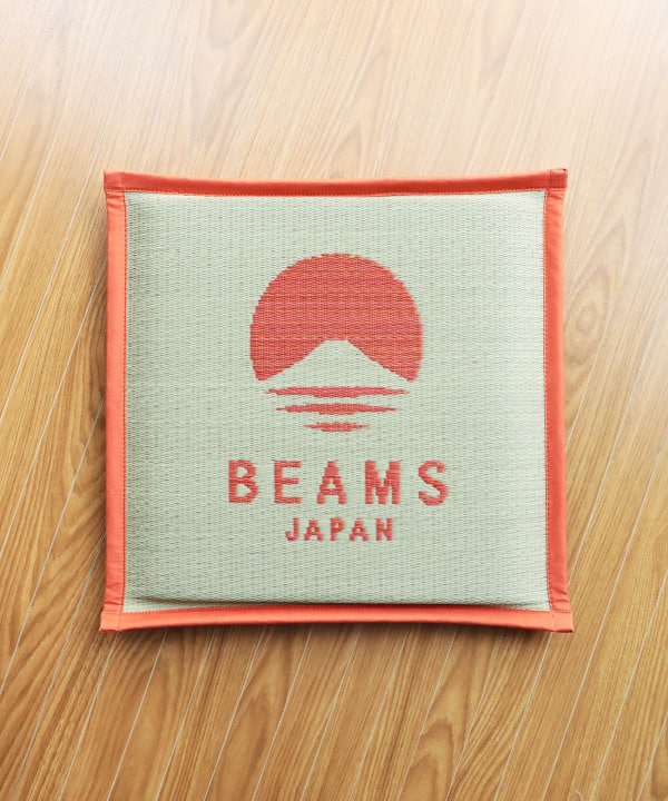 BEAMS JAPAN（ビームス ジャパン）萩原株式会社 / 別注 い草 ロゴ 座布団（インテリア クッション・カバー）通販｜BEAMS