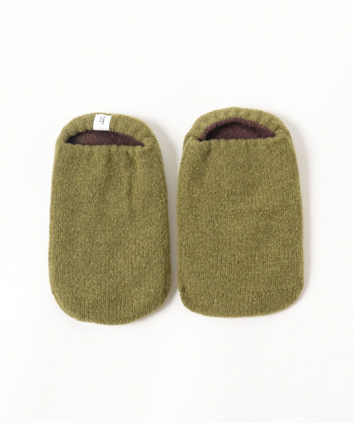 【別注】フクシン / ルーム スリッポン インテリア MEN 抹茶あずき ONE SIZE 【別注】フクシン / ルーム スリッポン インテリア MEN 抹茶あずき ONE SIZE