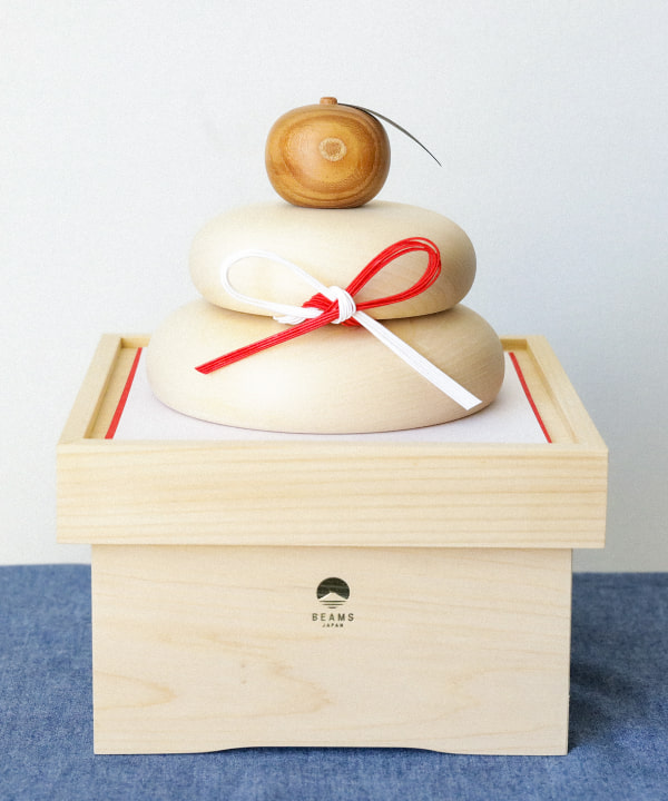 BEAMS JAPAN（ビームス ジャパン）【別注】けやき工芸 谷口 / 木の鏡餅