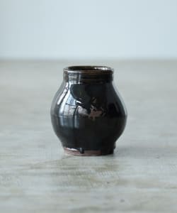 大誠窯 / 大塚誠一 黒釉花瓶