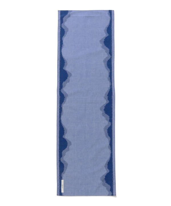 久留米絣のテーブルセンター　タペストリー　約131 x 67￼cm 久留米絣テーブルセンター【花】 | 久留米絣 風のおくりもの
