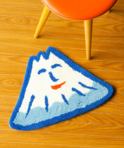 【ニューぶんぐ縁日】 ニューレトロ / 縁起物 スツールラグ 富士山