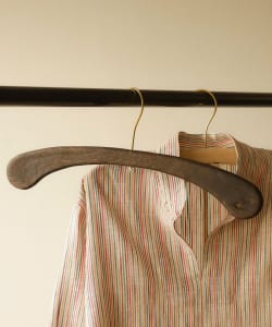 【別注】岩本清商店 / つばめ焼印 ウッドハンガー 大