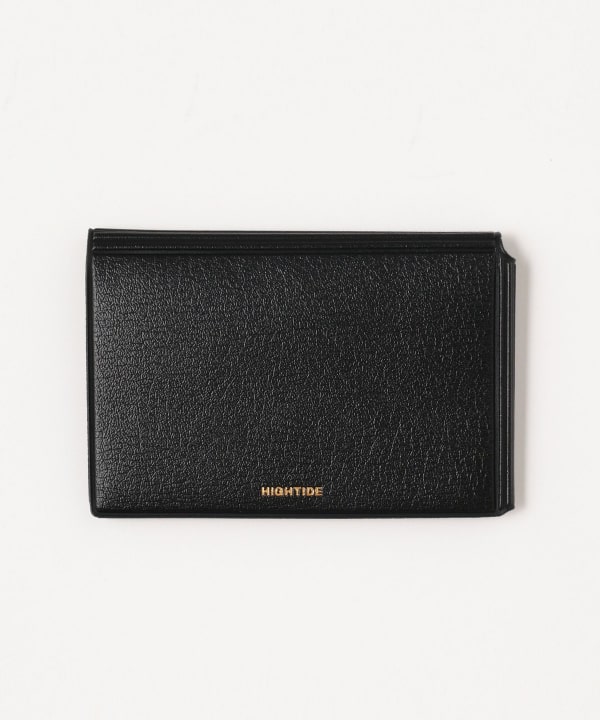 折りたたみ財布 Beams x Hightide Special Order Pass & Card Case Navy BEAMS JAPAN (BEAMS JAPAN) [Special order] HIGHTIDE / Pass